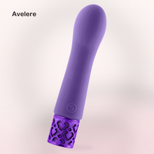 Avelere Purple 4 Inches Waterproof Rechargeable Multi-Function Personal Massager
