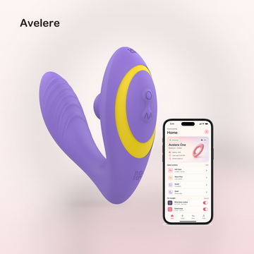 Avelere Multi-Color 5.5 Inches Dual-Stimulation Waterproof Rechargeable Personal Massager