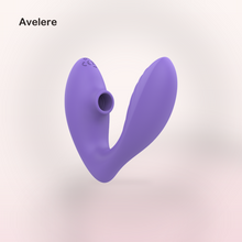 Avelere Multi-Color 5.5 Inches Dual-Stimulation Waterproof Rechargeable Personal Massager