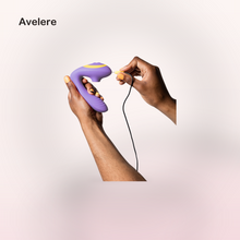 Avelere Multi-Color 5.5 Inches Dual-Stimulation Waterproof Rechargeable Personal Massager