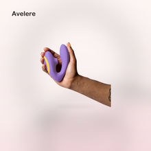 Avelere Multi-Color 5.5 Inches Dual-Stimulation Waterproof Rechargeable Personal Massager