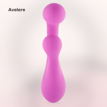 Avelere Pink 4.72 In Dual-Stimulation Waterproof Rechargeable Personal Massager