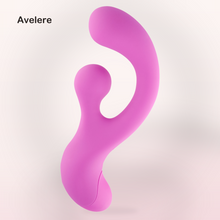 Avelere Pink 4.72 In Dual-Stimulation Waterproof Rechargeable Personal Massager