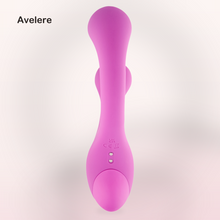Avelere Pink 4.72 In Dual-Stimulation Waterproof Rechargeable Personal Massager