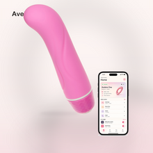 Avelere Pink 5 Inches Waterproof Multi-Function Curved Personal Massager